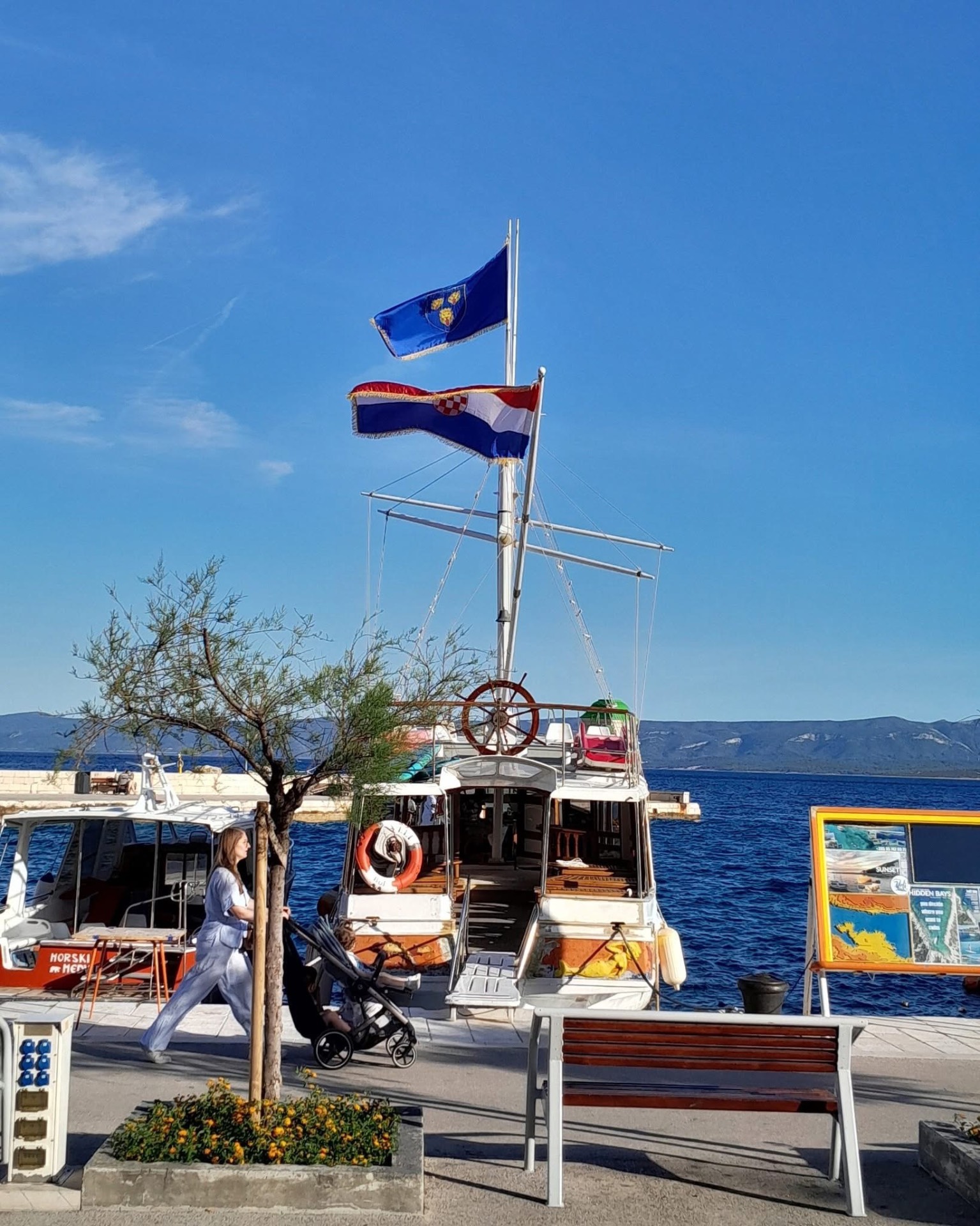 Our home port in Bol